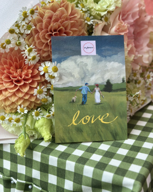 "Love" greeting card
