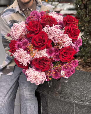 Flower bouquet “Autumn Fire”