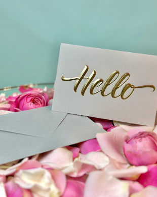 A greeting card «Hello»