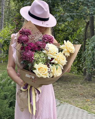 Buchet "Catifea de toamnă"