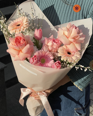 Bouquet "Pink sun"