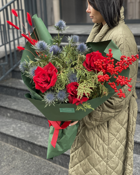 Buchet „Farmecul Crăciunului”