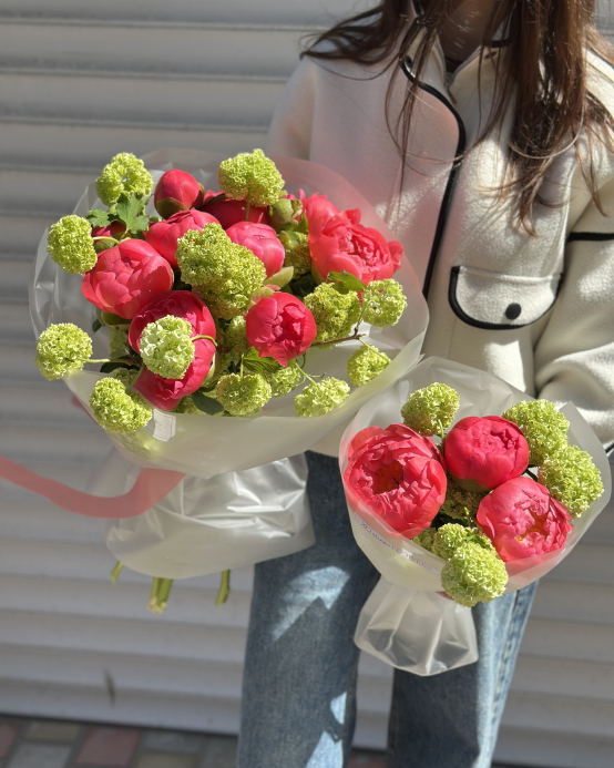 Bouquet “Coral Blossom”