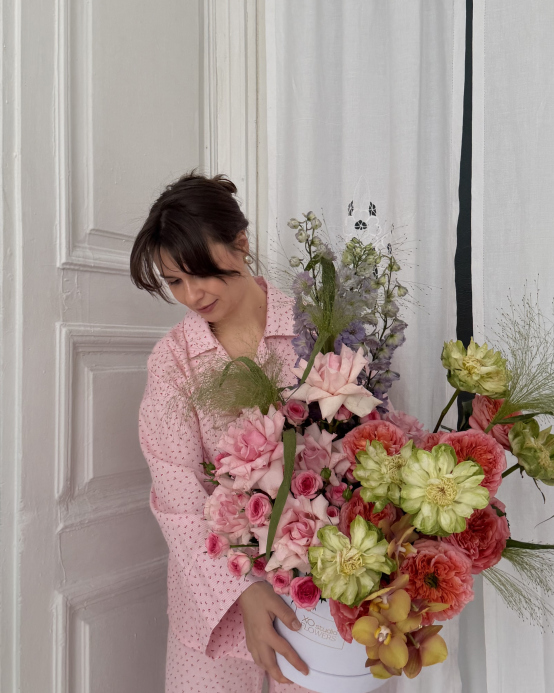 Cutie cu flori „Focuri de artificii ale inimii tale”