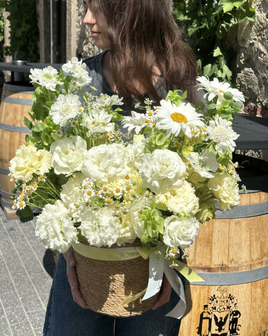  Flower basket “Morning Fields”