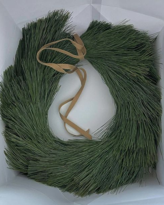 Рождественский венок из cосны