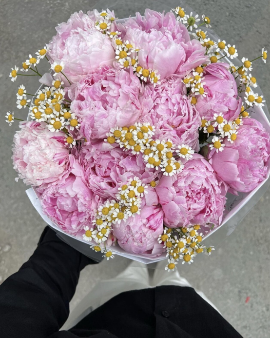 Bouquet "The scent of peonies"
