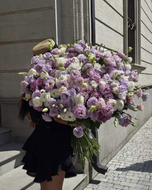 Buchet din eustoma mix
