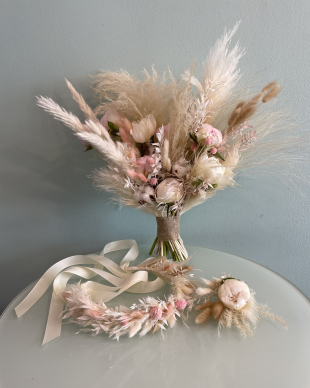 Bride's Bouquet of dried flowers