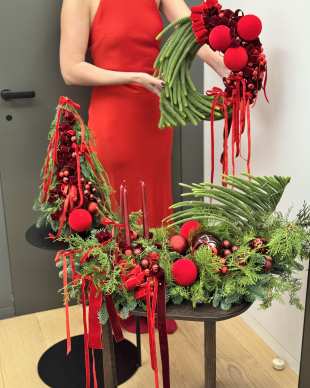 Christmas decor set “Velvet Holiday”