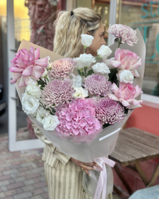 Bouquet "Pink Autumn"