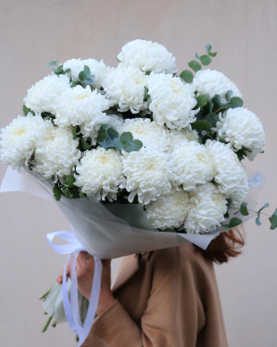 Bouquet "A cloud of chrysanthemums"