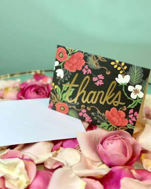 A greeting card «Thanks»
