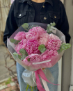 Bouquet of pink peonies