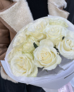 Bouquet of white roses