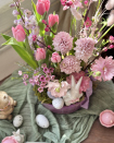Easter arrangement ‘Raspberry Jam’