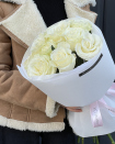 Bouquet of white roses