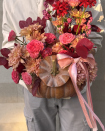 Pumpkin with flowers