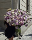 Bouquet made of eustoma mix