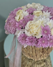 Basket with flowers "Albina"