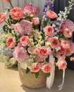 Coș cu flori „Paradisul florilor”