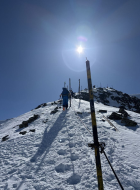 XOstudio FLOWERS at the top of the Balkans: the studio’s flag raised on Mount Musala