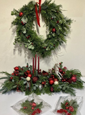 Christmas decor at XOstudio FLOWERS