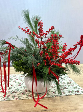 Christmas decor at XOstudio FLOWERS