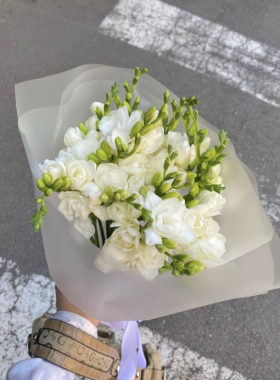 Frezia în buchete - delicatețe absolută